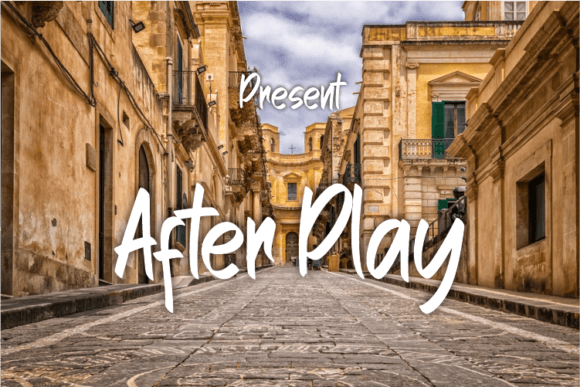 After Play: A Charming Script Font for Modern Branding Projects