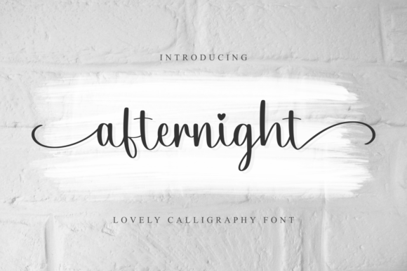 Afternight: A Handwritten Font That Brings Warmth and Elegance to Branding