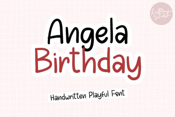Angela Birthday Font: A Playful Touch for Professional Branding