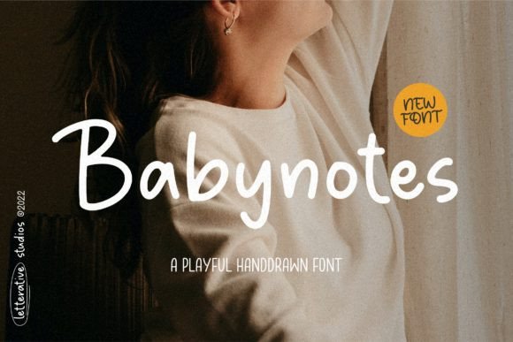 Babynotes: A Playful Handwritten Font for Modern Web Design