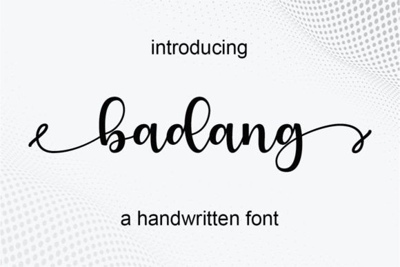 Badang: A Script Font That Elevates Digital Branding and Web Design