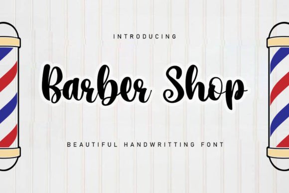 Barber Shop: A Sweet Script Font for Romantic Editorial Designs