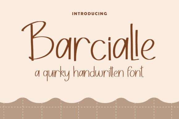 Barcialle: The Handwritten Font That Adds Personality to Campaign Designs