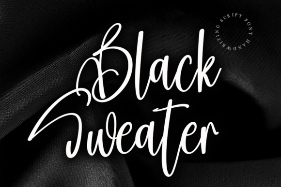 Black Sweater: How a Curvy Script Font Boosted Our Campaign’s Visual Impact