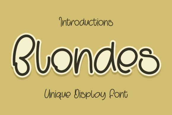 Blondes Font: A Web Designer’s Review for Digital Branding