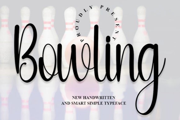 Bowling: A Trendy Handwritten Font for Elegant Branding Projects
