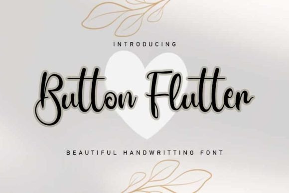 Button Flutter: A Handwritten Font for Scroll-Stopping Digital Campaigns