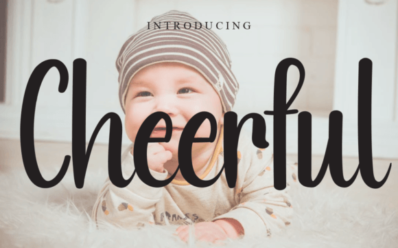 Cheerful: A Handwritten Font That Elevates Web Typography