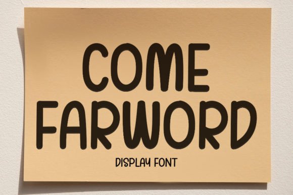 Come Farword: A Modern Handwritten Font for Web Designers and Digital Brands