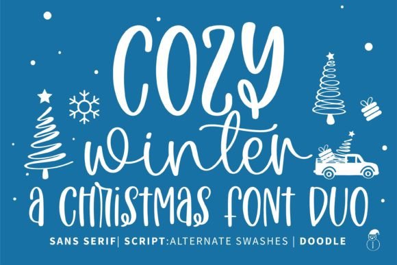 Cozy Winter Duo: The Handwritten Font That Warms Up Your Campaigns