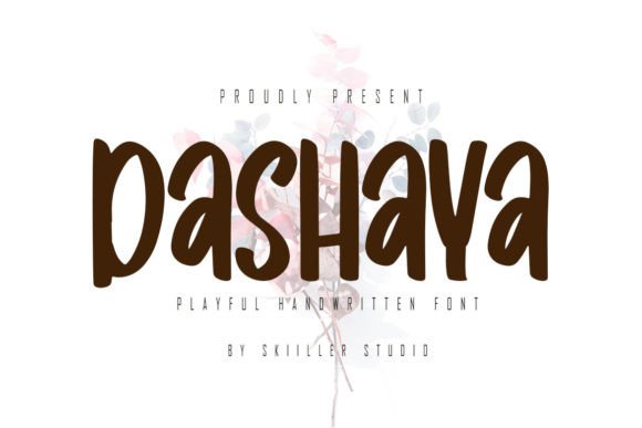 Dashaya: A Handwritten Display Font for Modern Marketing Campaigns