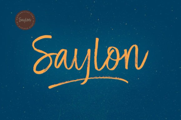 Elegance in Motion: Saylon Script Font for Editorial Design