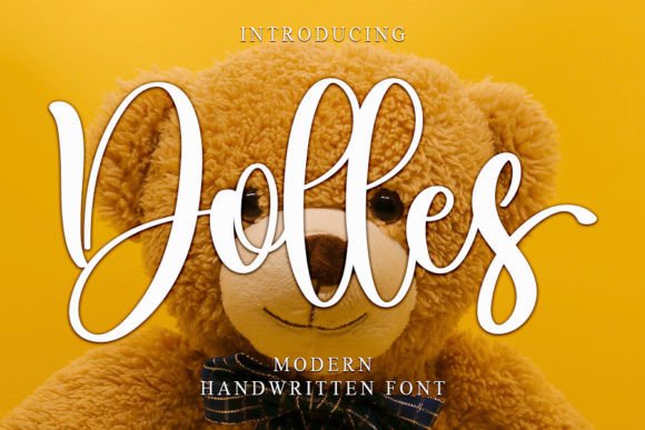 Elevate Your Brand with Dolles: A Stylish Handwritten Font for Modern Businesses