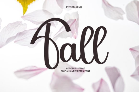 Fall: Elevate Your Digital Marketing with a Trendy Handwritten Font