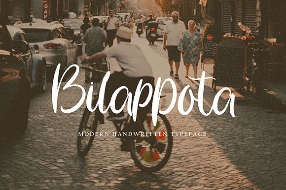 How Bilappota Elevates Small Business Branding with Elegant Script Typography