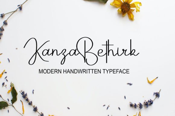 Kanza Bethirk: A Handwritten Font That Brings Personality to Brand Design