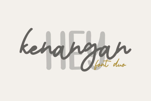 Kenangan Duo: A Sweet Handwritten Font That Elevates Brand Identity