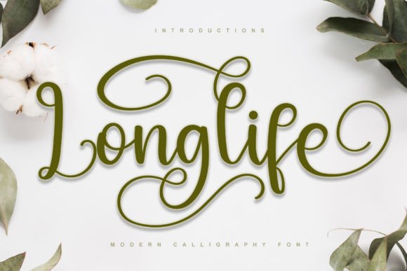 Longlife: A Handwritten Font for Elegant Editorial Design