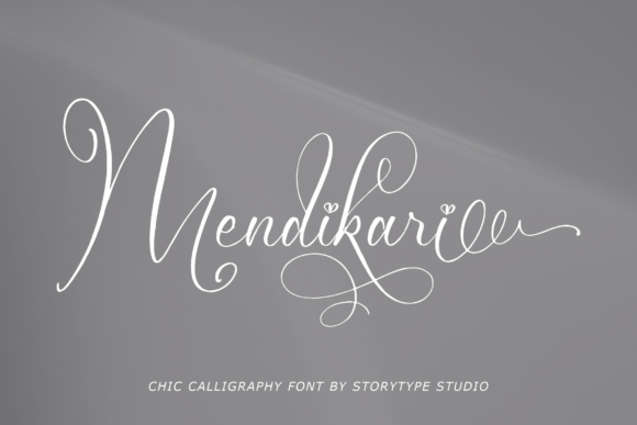 Mendikari: A Chic Calligraphy Font for Elegant Web Design
