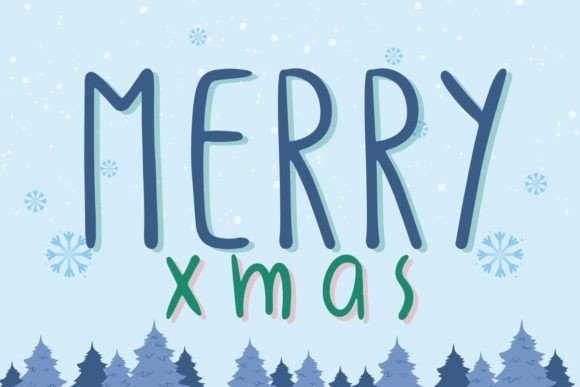 Merry Xmas: A Festive Handwritten Font for Modern Marketing Design