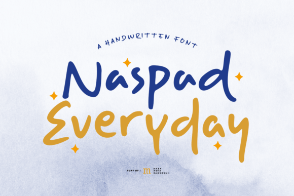 Naspad Everyday: A Fresh Script Font for Editorial Charm
