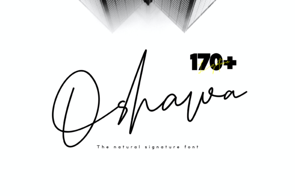 Oshawa: A Signature Font That Elevates Small Business Branding