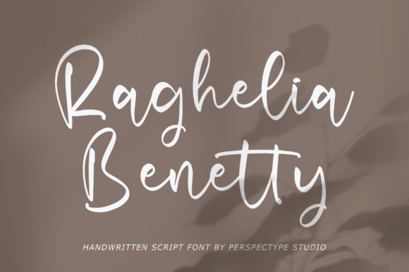 Raghelia Benetty: The Handwritten Script Font Crafters Love for Product Design