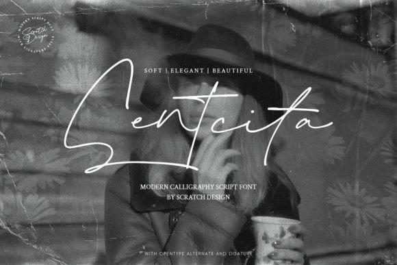Sentcita: A Dazzling Script Font for Modern Brand Design