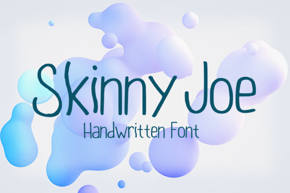 Skinny Joe: A Minimalist Handwritten Font That Elevates Your Handmade Designs