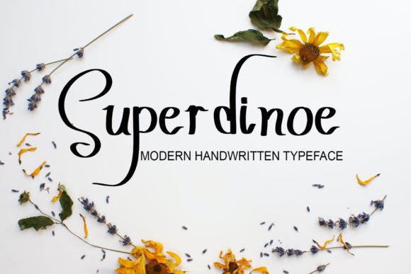 Super Dinoe: The Handwritten Font That Elevates Campaign Visuals