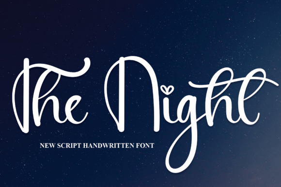The Night: A Handwritten Font That Elevates Your Campaign Typography