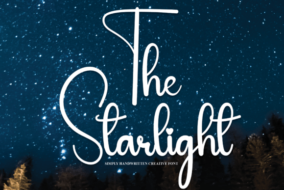 The Starlight: A Warm, Handwritten Font for Creative Branding Projects